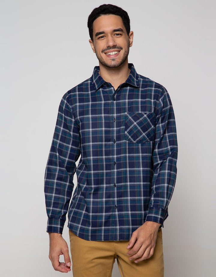 Nevada Long Sleeve Checked Shirt