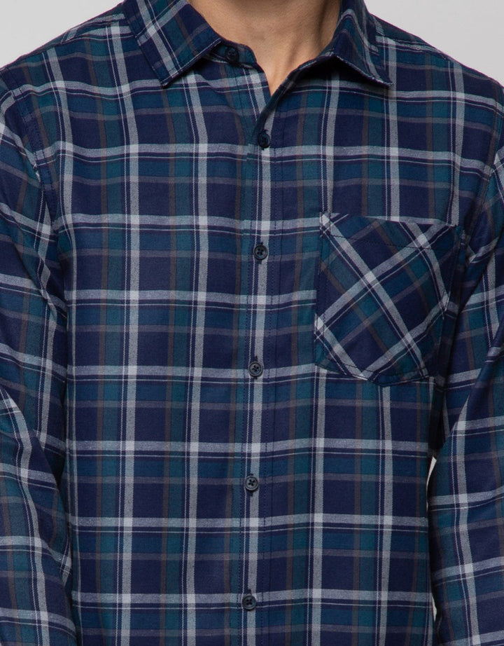 Nevada Long Sleeve Checked Shirt