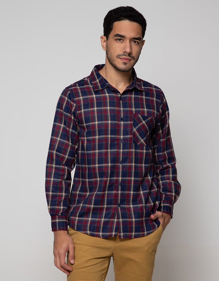 LS SHIRT CHECKED KMS