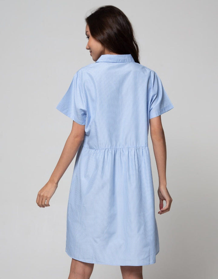 St. Yves Mom Midi Dress Stripe 