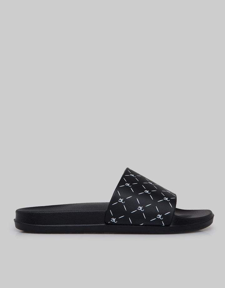 Yongki Komaladi Sandals Single Strap Motif