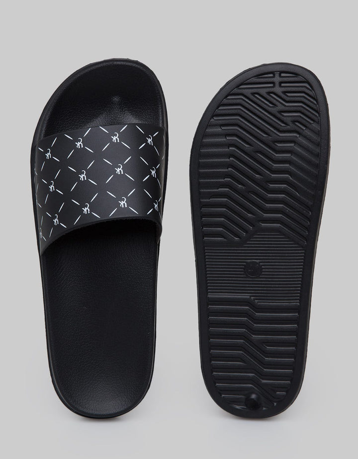Yongki Komaladi Sandals Single Strap Motif