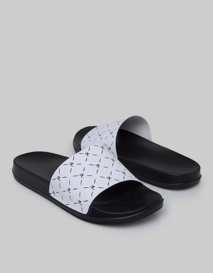 Yongki Komaladi Sandals Single Strap Motif