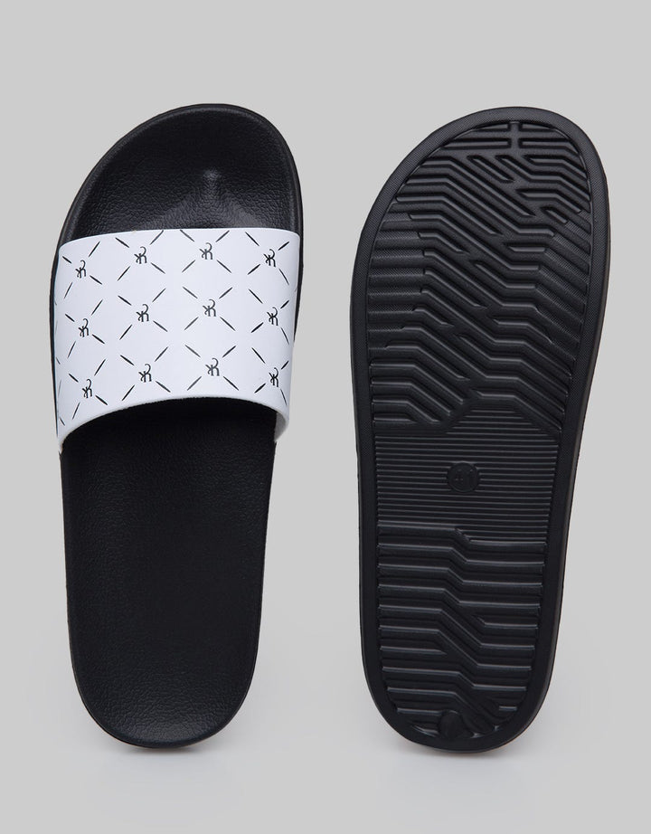 Yongki Komaladi Sandals Single Strap Motif