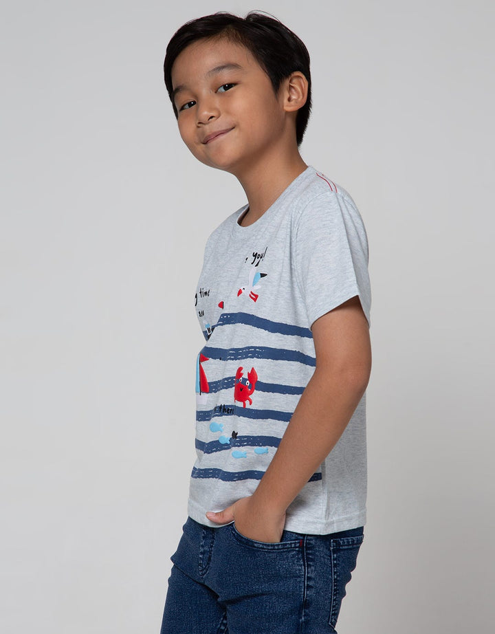 Little M Short Sleeve T-Shirt Multipack 3 Pack Nautical