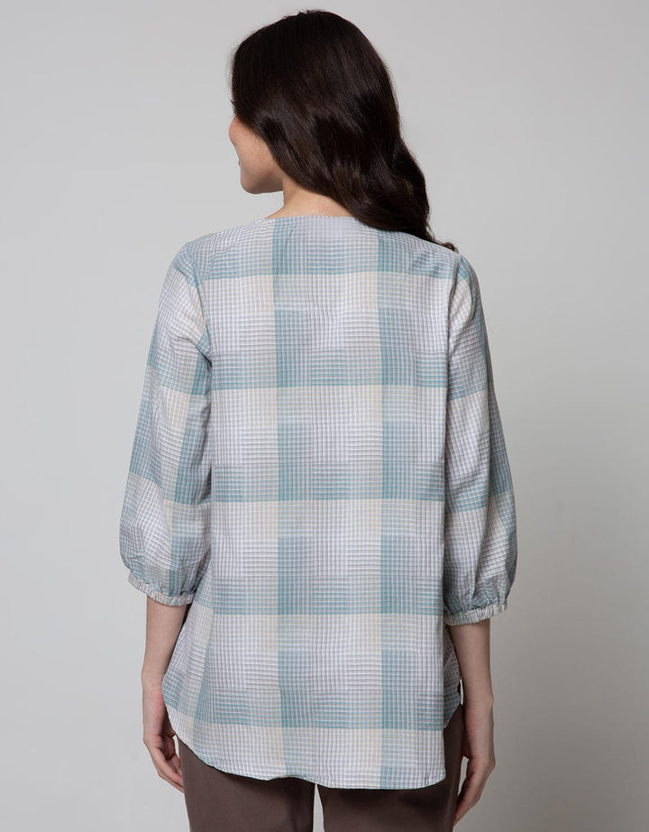 Triset Ladies Blouses Small Checked