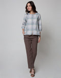 Triset Ladies Blouses Small Checked