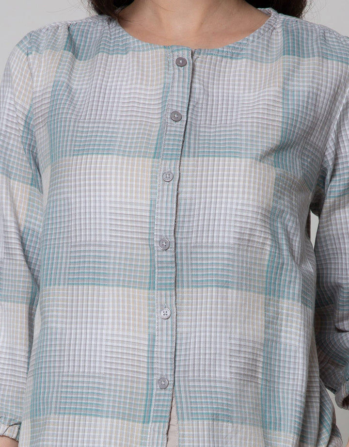 Triset Ladies Blouses Small Checked