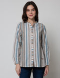 Triset Ladies Long Sleeves Blouse Stripe