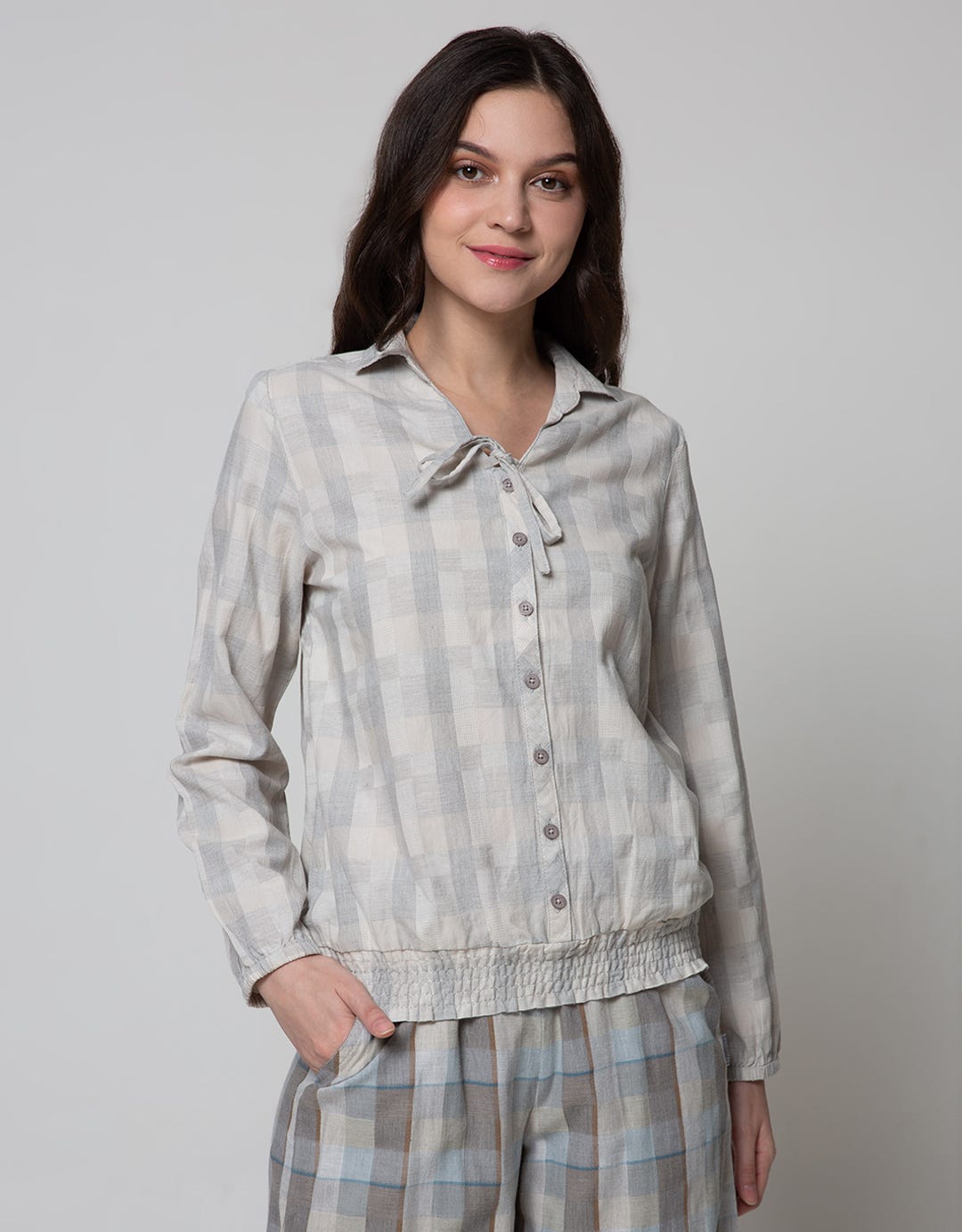 Triset Ladies Blouses Ribbon