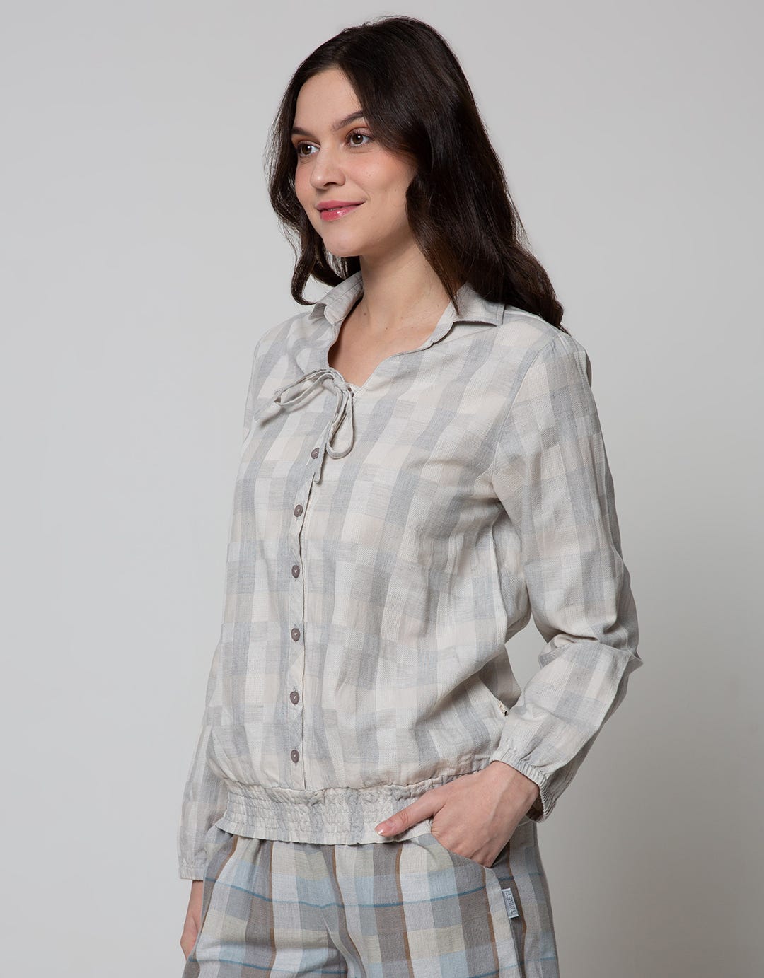 Triset Ladies Blouses Ribbon