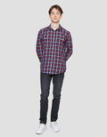 Gab's Checks Print Men's Long Shirt