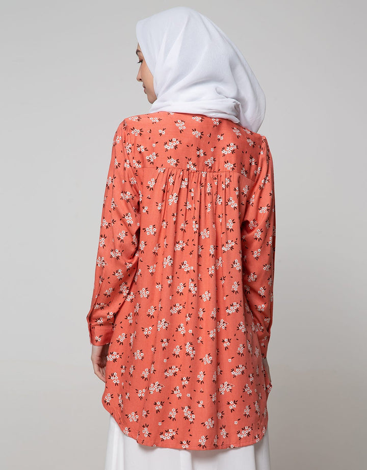 Annisa Long Sleeve Shirt Print Flower