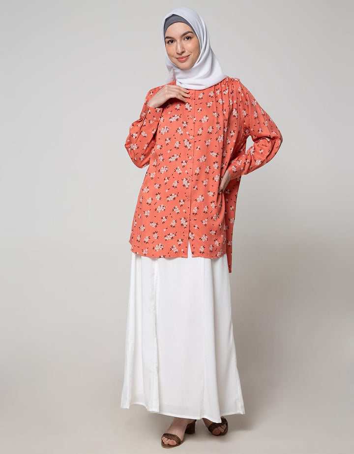 Annisa Long Sleeve Shirt Print Flower