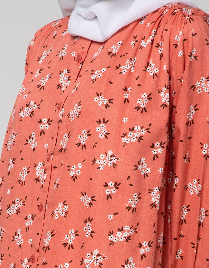 Annisa Long Sleeve Shirt Print Flower