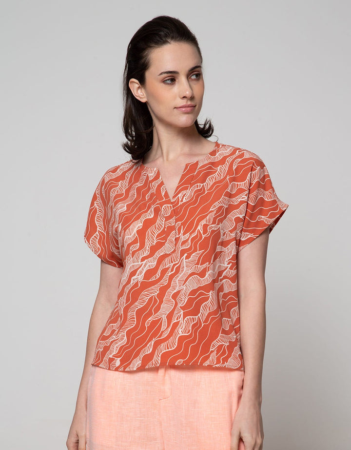 SS BLOUSE TOPOGRAPHY