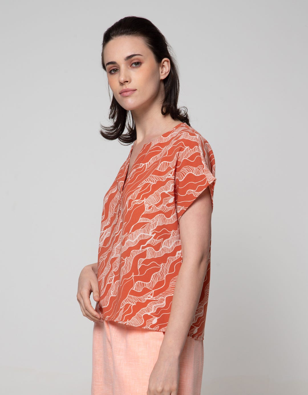SS BLOUSE TOPOGRAPHY