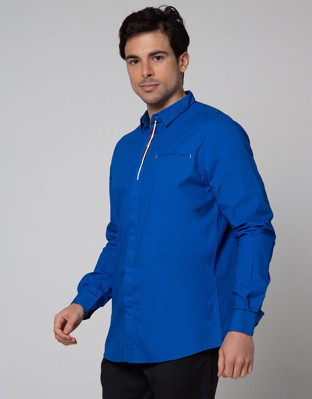 Johnwin Kemeja Lengan Panjang Simply Casual
