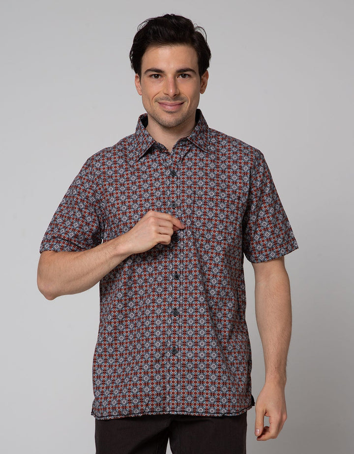 LGS Kemeja Casual Full Print