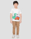 Little M Dino Boys Short Sleeve T-Shirt