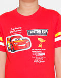 Disney Cars Lightning Piston Cup Print Boys Short Sleeve T-Shirt