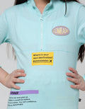 Nevada Jacket Half Zip Up Opening With Patch