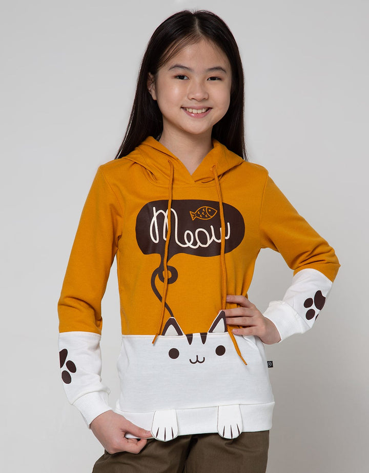 Nevada Sweatshirt Hoodie Cat Face Body