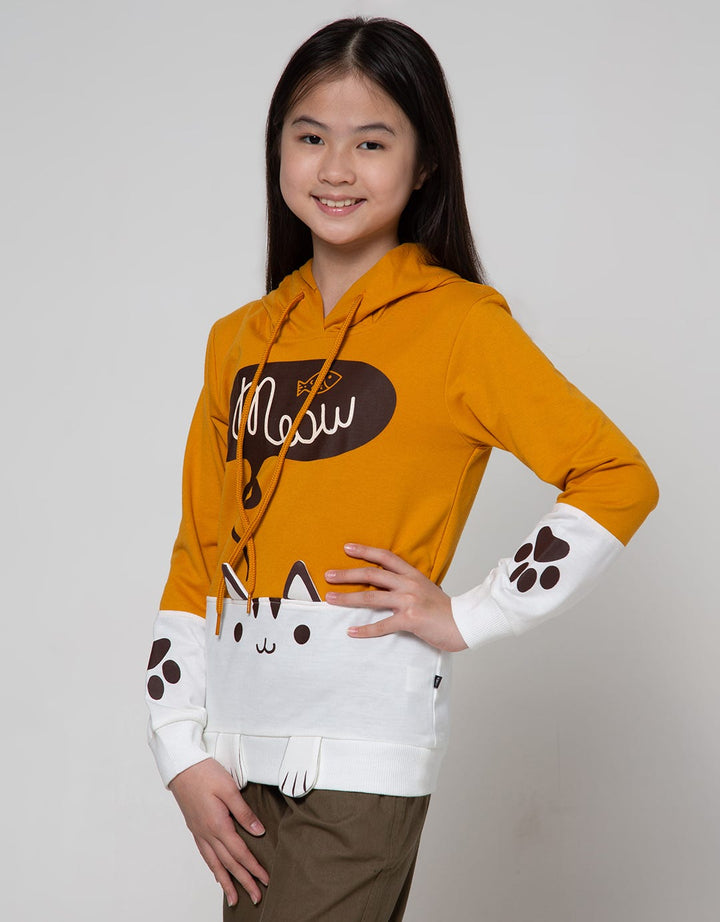 Nevada Sweatshirt Hoodie Cat Face Body