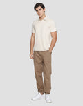 Cole Nyc Twill Knit Spandex Kaos Polo Pria