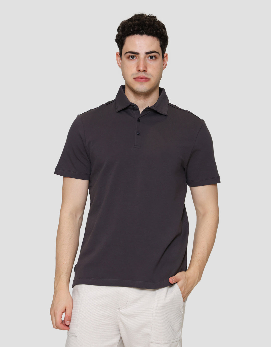 Cole NYC Twill Men's Collared T-Shirt
