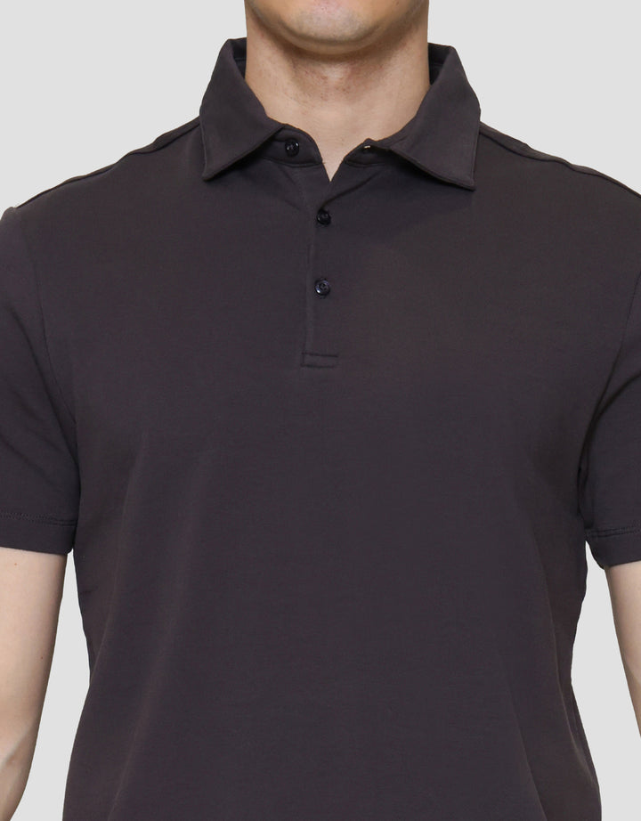 Cole Nyc Twill Knit Spandex Kaos Polo Pria