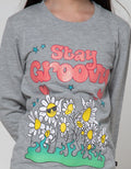 Nevada Sweatshirt Print Daisy Stay Groovy