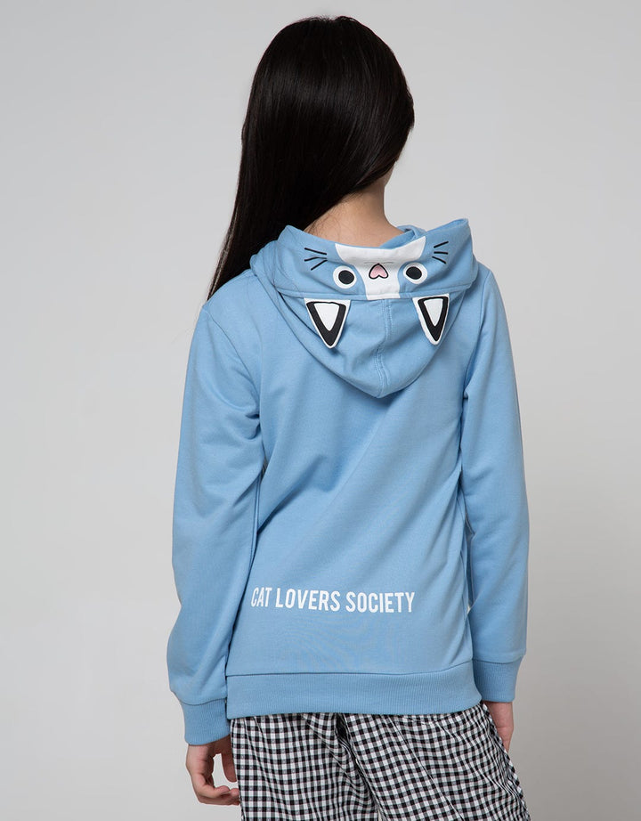 Nevada Sweatshirt Hoodie Cat Face