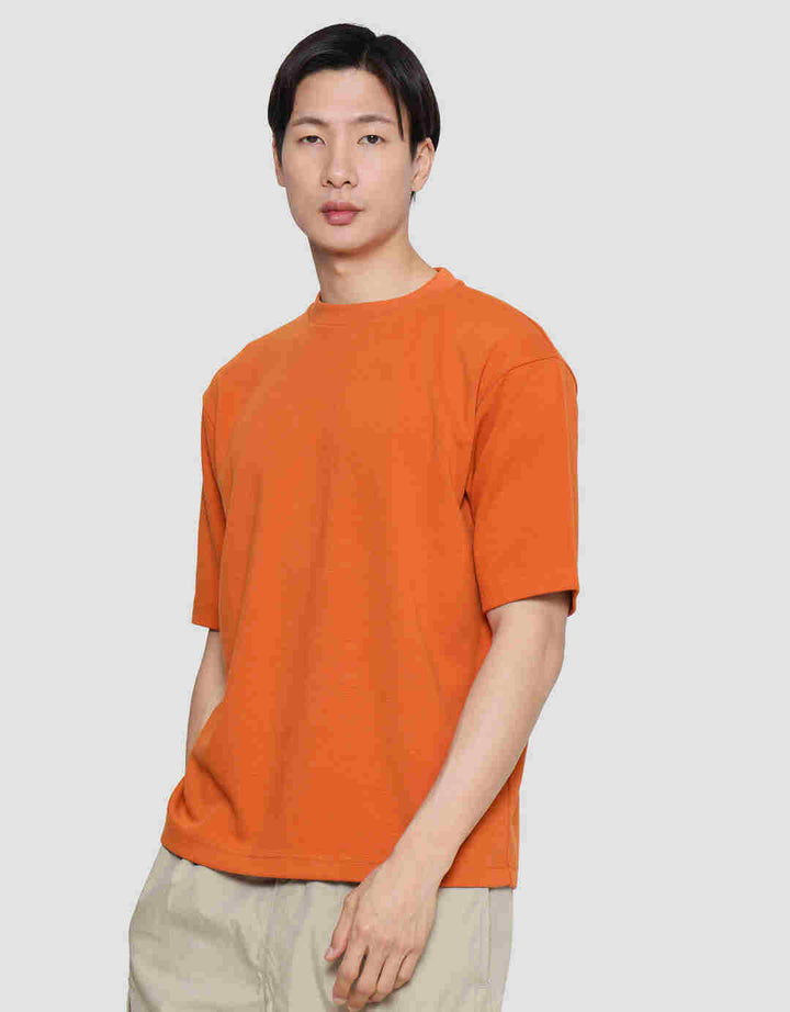 Suko Oversized Quick Dry Kerah Bulat Kaos Lengan Pendek Pria