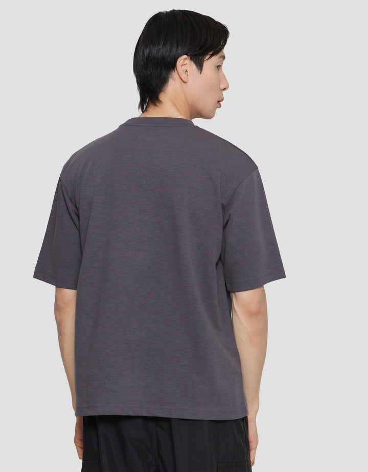 SUKO QUICK DRY KERAH BULAT LENGAN PENDEK KAOS OVERSIZE PRIA