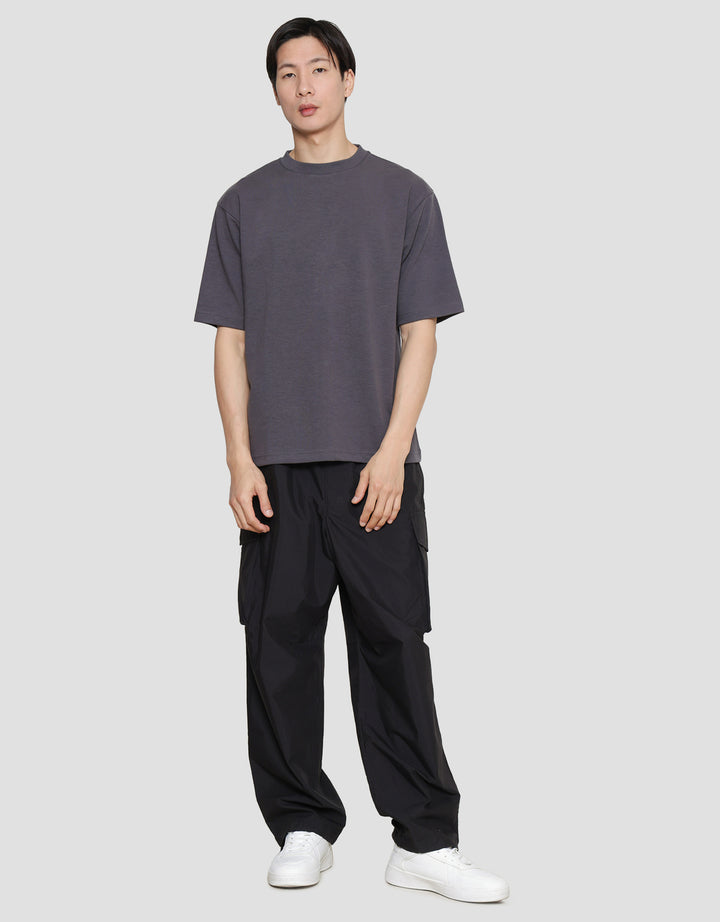 SUKO QUICK DRY KERAH BULAT LENGAN PENDEK KAOS OVERSIZE PRIA
