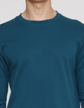 Suko Round Neck Soft Touch Round Collar Men's Long Sleeve T-Shirt