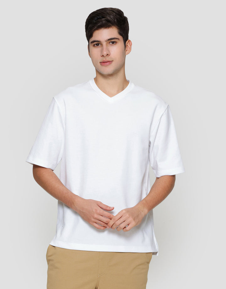 Suko V Neck Kaos Lengan Pendek Pria