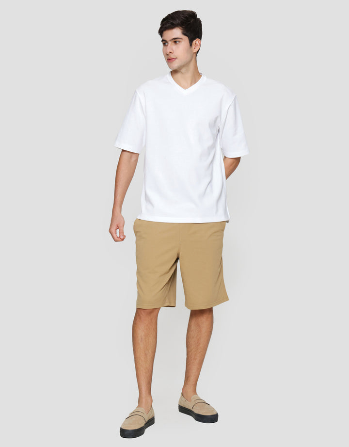 Suko V Neck Kaos Lengan Pendek Pria