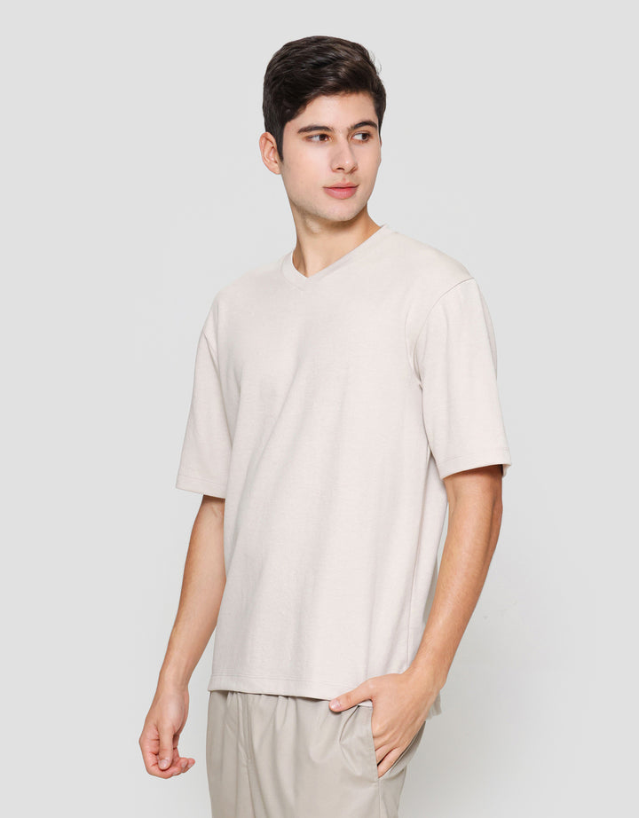 Suko V Neck Kaos Lengan Pendek Pria