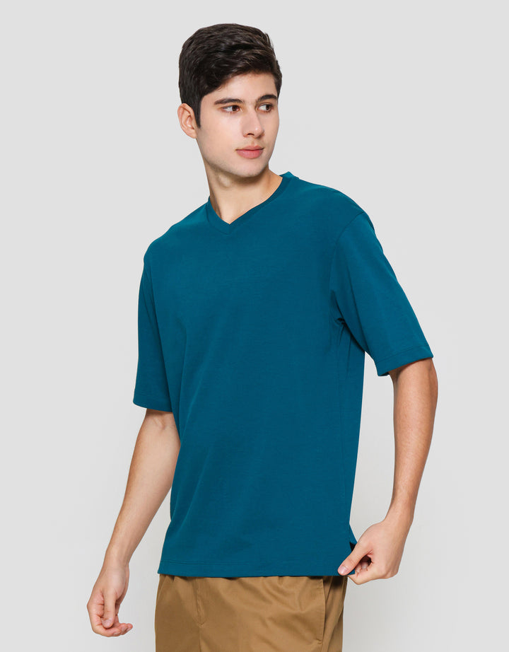Suko V Neck Kaos Lengan Pendek Pria