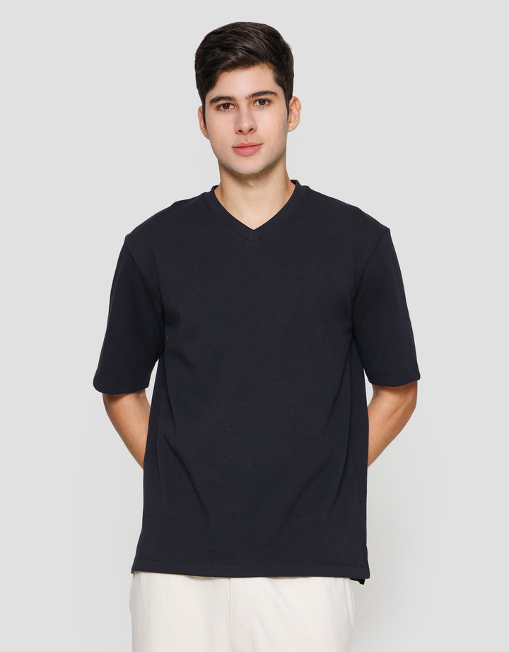 Suko V Neck Kaos Lengan Pendek Pria
