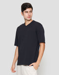 Suko V Neck Kaos Lengan Pendek Pria