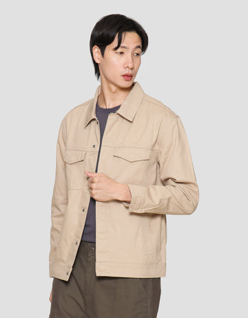 SUKO KATUN TWILL OUTERWEAR WORKWEAR LENGAN PANJANG JAKET PRIA