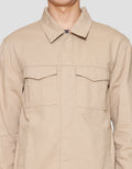 SUKO KATUN TWILL OUTERWEAR WORKWEAR LENGAN PANJANG JAKET PRIA
