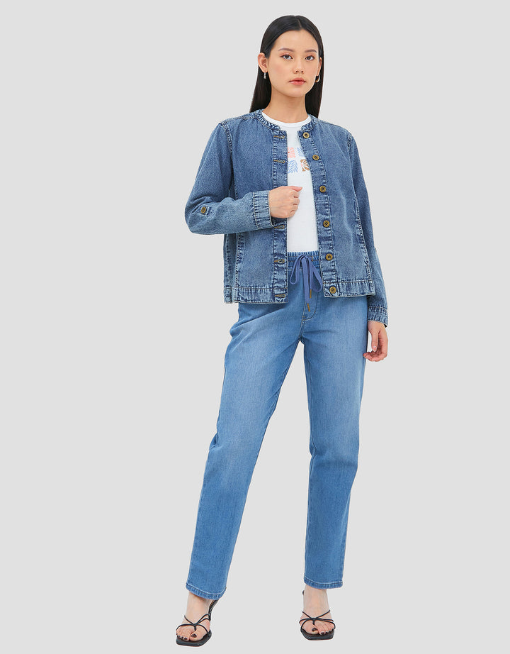 Geela Fenty Set Cardigan Dua Potong Wanita