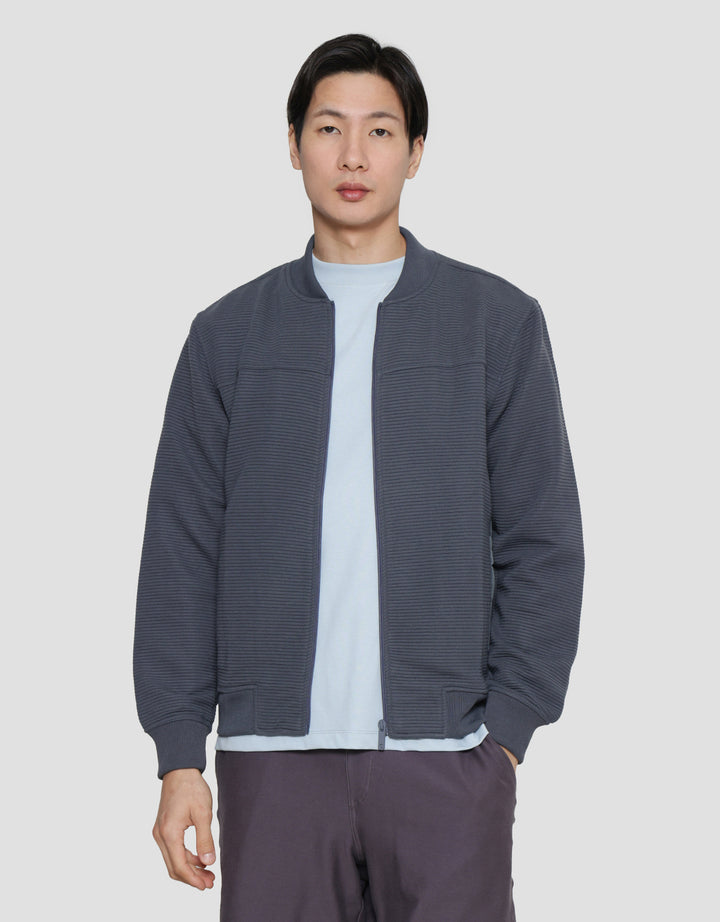 COLE KNIT OTTOMAN COMB JAKET PRIA
