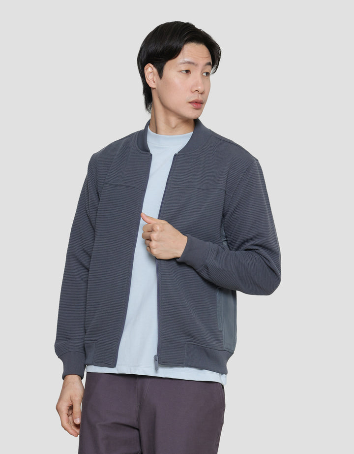 COLE KNIT OTTOMAN COMB JAKET PRIA