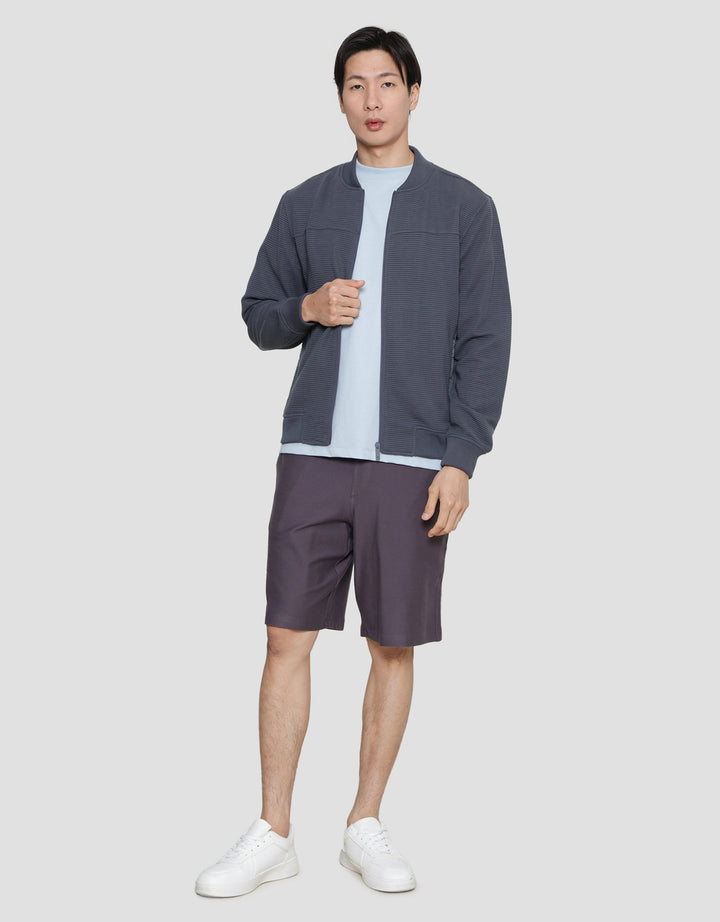 COLE KNIT OTTOMAN COMB JAKET PRIA