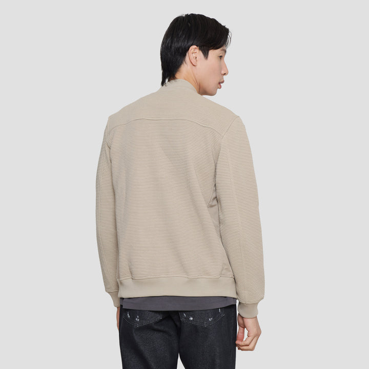 Cole Knit Ottoman Comb Jaket Pria